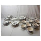 Nikko Blue Peony China Set