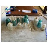 Glass Insulators (Lot of 18)