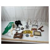 Mixed Lot Vintage Display Stands & Collectibles