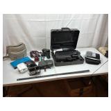 Vintage Camcorder & Camera Accessory Lot