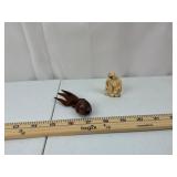 Carved Fish & Figural Netsuke
