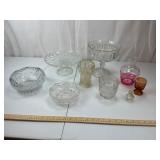 Vintage Cut Glass Perfume Bottle Assortment