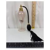 Pink Glass Perfume Bottle Atomizer