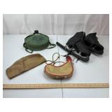Vintage Ice Skate Set w/ Bags & Guards