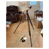 Vintage Opt. Jupiter 76mm Telescope w/ Tripod