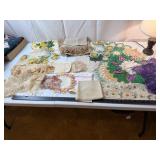 Mixed Vintage Crochet Doilies & Linens