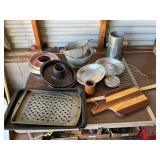 Mixed Baking Pan & Grill Accessory Lot