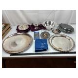 Mixed Silver Plate Serving