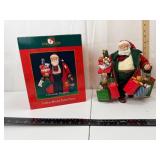 Kurt S. Adler Santa Shopping Table Piece