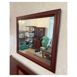 Wood Framed Wall Mirror