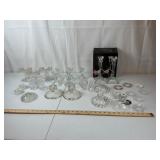 Mixed Crystal Candle Holder Lot