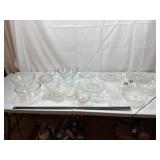 Mixed Glass Bowl & Plate
