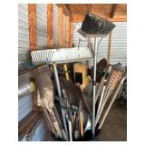 Mixed Garden Tool Lot in Tub