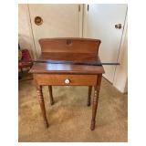 Vintage Wood Side Table w/ Drawer