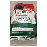 Purina flock raiser pellets. 3 bags.
