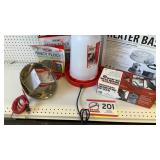 Electric heater base,  heat lights, poultry