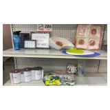 Beach bag, sm canister set, snack trays, signage