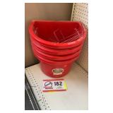Flat back feeder buckets - 4