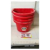Flat back feeder buckets - 4