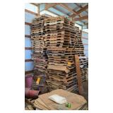 Three stacks pallets