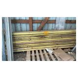 Pallet rack rails