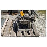 Hose, reel, pallet
