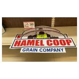 HAMEL COOP Grain Company magnetic sign 35 x 20' -2