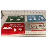 Chicken signs 7 x 11'metal