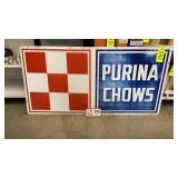 Purina metal signs 36 x 72' -2