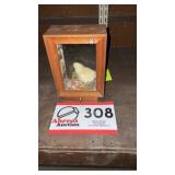 Check in a shadow box