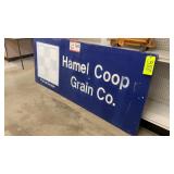 HAMEL CO-OP GRAIN CO. -Purina Dealer sign 35 x 82'