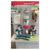 Hummingbird feeder and supplies