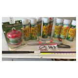 Livestock grooming, combs, Hocus Pocus spray,