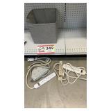 Extension cords, Extension outlet strips and bag