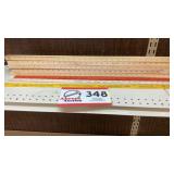 Hamilton co-op 60th anniversary ruler, red