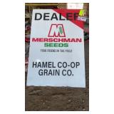 Merschman Seeds sign 48 x 72'