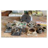 Bearings, races, police, sprocket, and chain