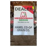 Merschman Seeds sign 48 x 72'