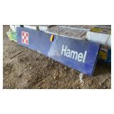 Metal Hamel co-op sign-1 10' x 2'