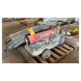 Kerosene heater, plastic pipe