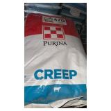 Purina CREEP Calf feed 50 lb bags- 8 2024