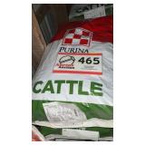 Purina CATTLE feed 50 Lb bags-7 2025