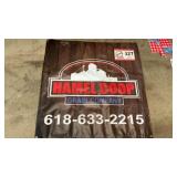 HAMEL COOP  vinyl sign 35 X 35'