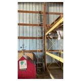 Extension ladder-1 broken bar