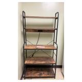 Shelving with electric plug-in
