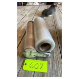 Commercial wrap dispenser with plastic