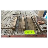 Saws, level, clamp