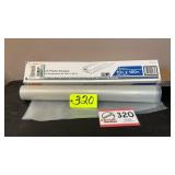Roll of plastic sheeting-partial