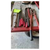 Pie bars, bolt cutters, files, etc., etc