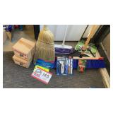 Pushbroom, warehouse broom, boot scrubbers,